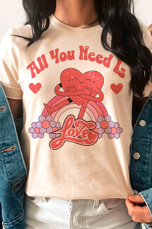 ALL YOU NEED IS LOVE Graphic T-Shirt