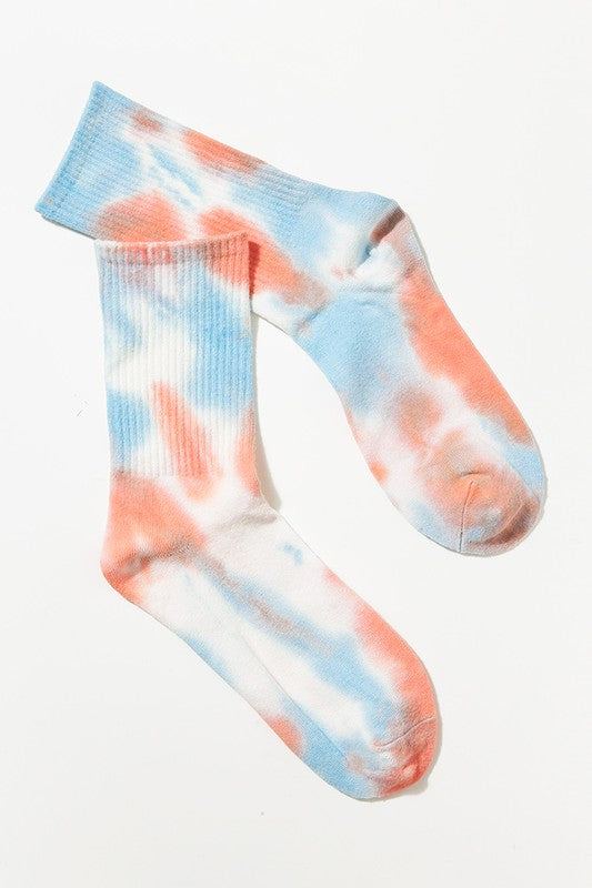 The Tie Dye Socks: Blue Tie Dye
