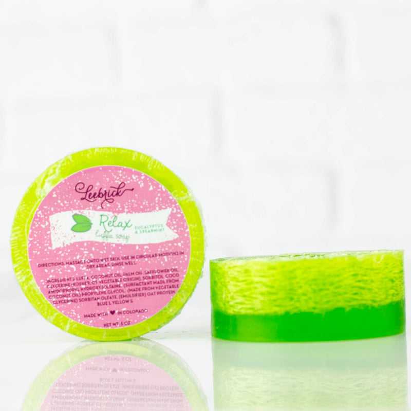 Relax (Eucalyptus & Spearmint) Luffa Soap