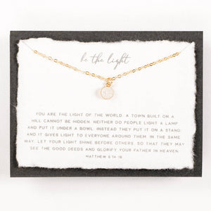 Be the Light Necklace - More colors