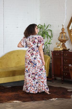 Ruffle Floral Dress