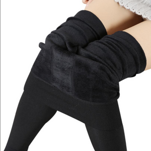 Black Fleece Line Leggings- Full Length Leggings - Nicoletaylorboutique