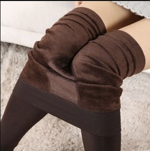 Brown Fleece Line Leggings - Nicoletaylorboutique