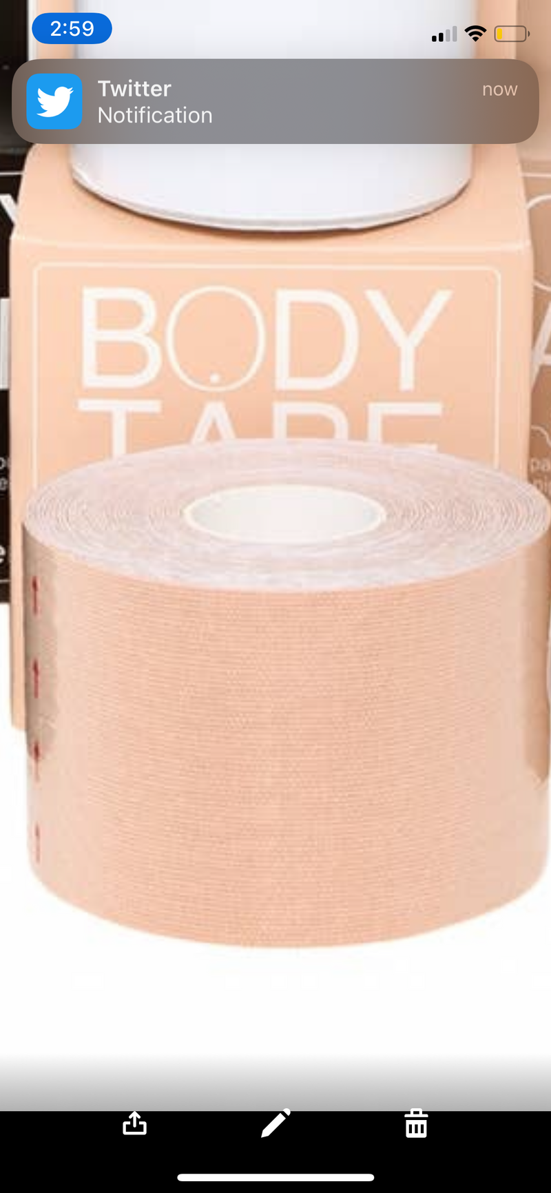 Body Tape with Silicone Nipple Cover